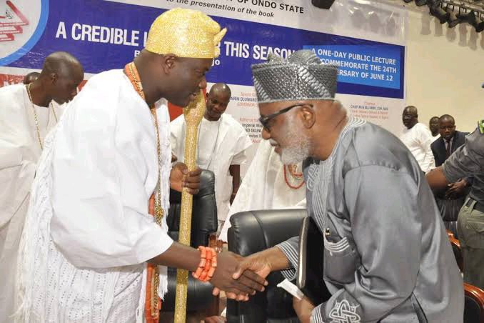 Akeredolu's Death: It's A Personal Loss Because We're Very Close From Days As Students – According to Ooni Of Ife