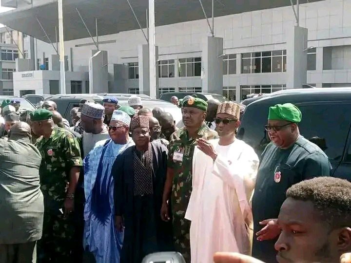 VP, National Security Adviser and Chief of Defense Staff in Jos following recent killings