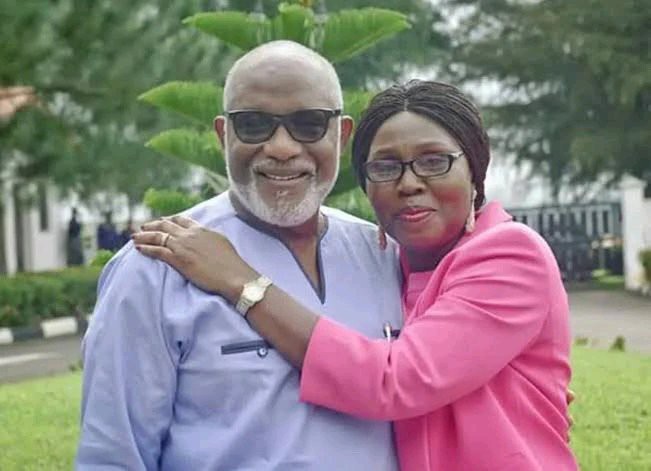 Don’t Be Deceived, Akeredolu’s Wife Is Not Mourning