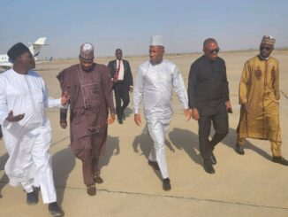 New Photo Of Obi and Datti Arriving Kano To Visit The Family Of Late Na'Abba Surfaces Netizens Reacts