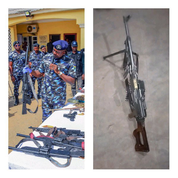Mixed Reactions from Nigerian after seeing weapon recovered from a terrorist neutralised in Dandume, in Kastina State