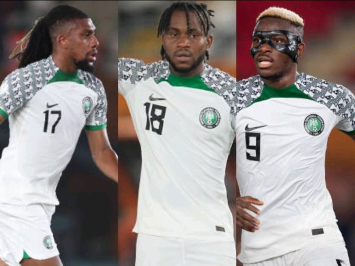 NGA 1-0 CMR: Three Best Players For Nigeria's As They Lead at FirstHalf