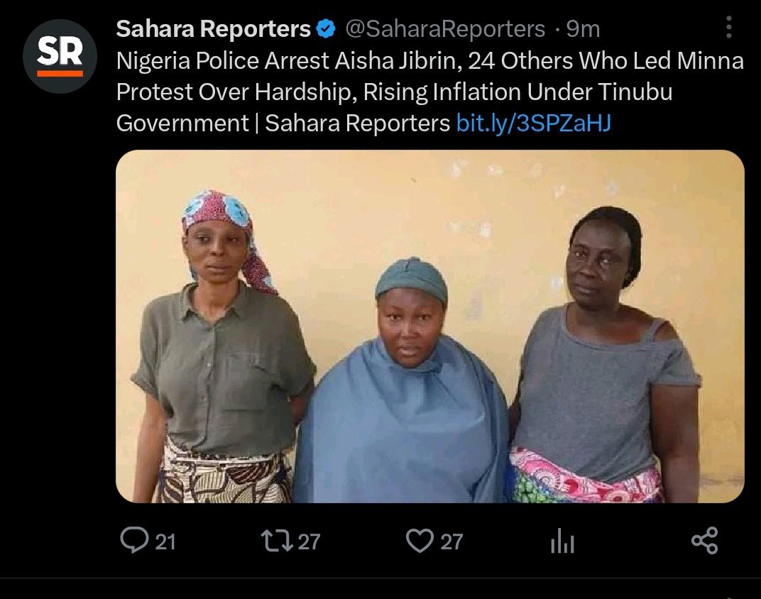 Today's News: Nigeria Police Arrest Aisha Jibrin, 24 Others, Three to face trial, says Oyo, 8th February 2023 All you need know