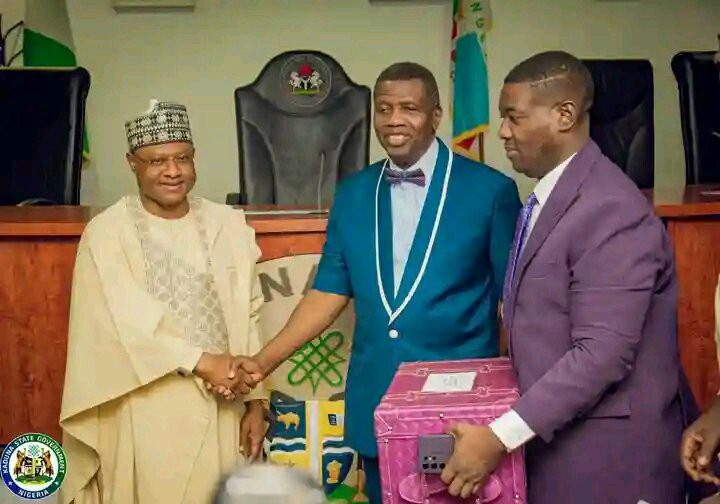 Fani-Kayode responds to pictures of Pastor Adeboye, son presenting gift to Kaduna governor