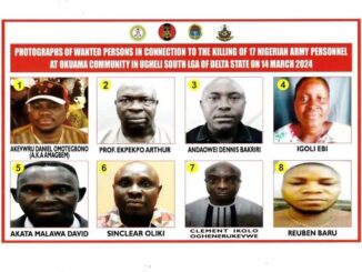 Okuama Killings: Eight people are listed as wanted by the Army [ENTIRE LIST]