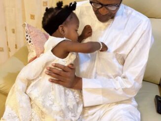 seeing photo of Bashir Ahmad's child searching Buhari's pocket while carrying her Nigerian reacts after
