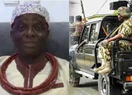 Nigerian Army releases jailed traditional ruler following the Okuama Killing.