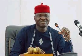 During the defection ceremony, two Ebonyi commissioners got into a fight in front of everyone.