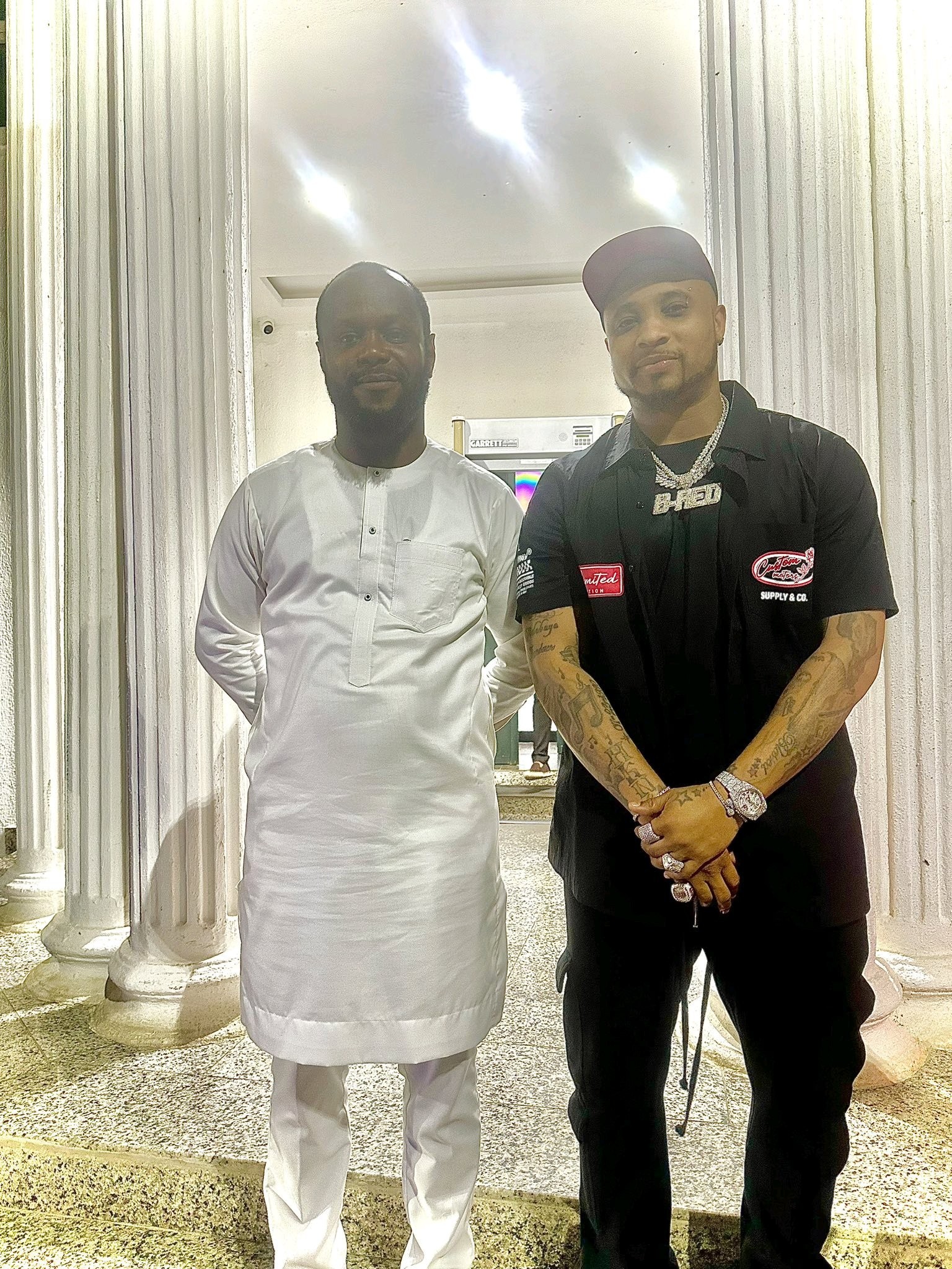 Nigerians React Following Osun State governor son, B-Red shares photo of himself spending time with Tinubu's son