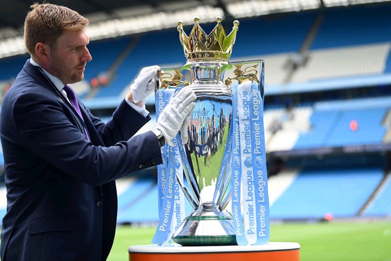 You know that Arsenal and City currently have two separate trophies in the Premier League?