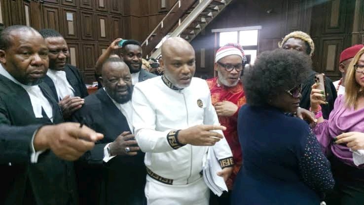 Nnamdi Kanu:"Anybody Standing Trial or Coming to Try Me is a Terrorist; That's What the Law Says"