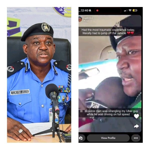 after seeing video of a Policeman strangling a driver in a car while on motion, Nigerian FPRO reacts