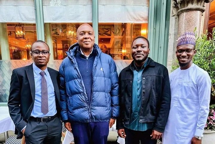 Saraki Response After He Had Dinner With 3 Young Men From Ilorin Who Are Studying At Oxford In England