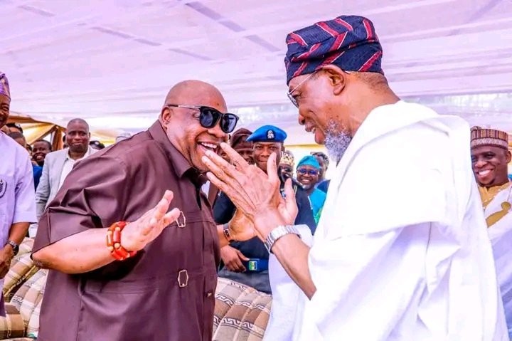 Osun Gov, Adeleke Visits Former Gov, Rauf Aregbesola At His Country home In Ilesha, Nigerians Reacts