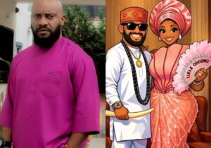Yul Edochie Reacts to Viral AI Cartoon of Himself and Judy Austin